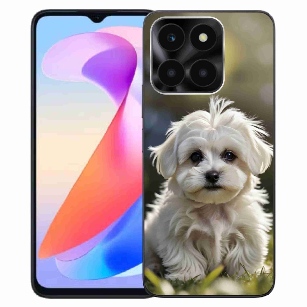 Gélový kryt mmCase na Honor X6a - roztomilý maltézsky psík