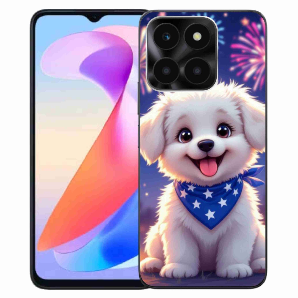 Gélový kryt mmCase na Honor X6a - slávnostné šteňa