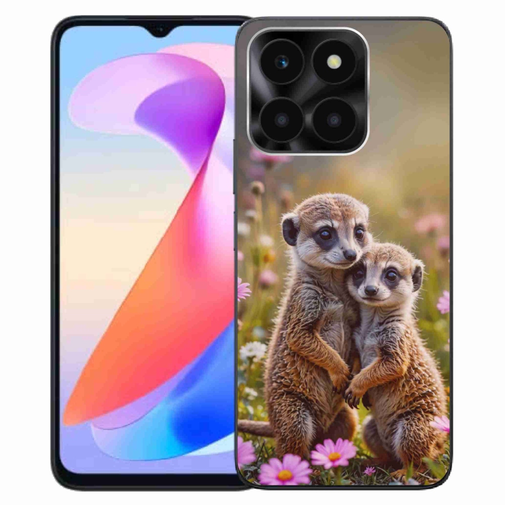 Gélový kryt mmCase na Honor X6a - surikatí duo