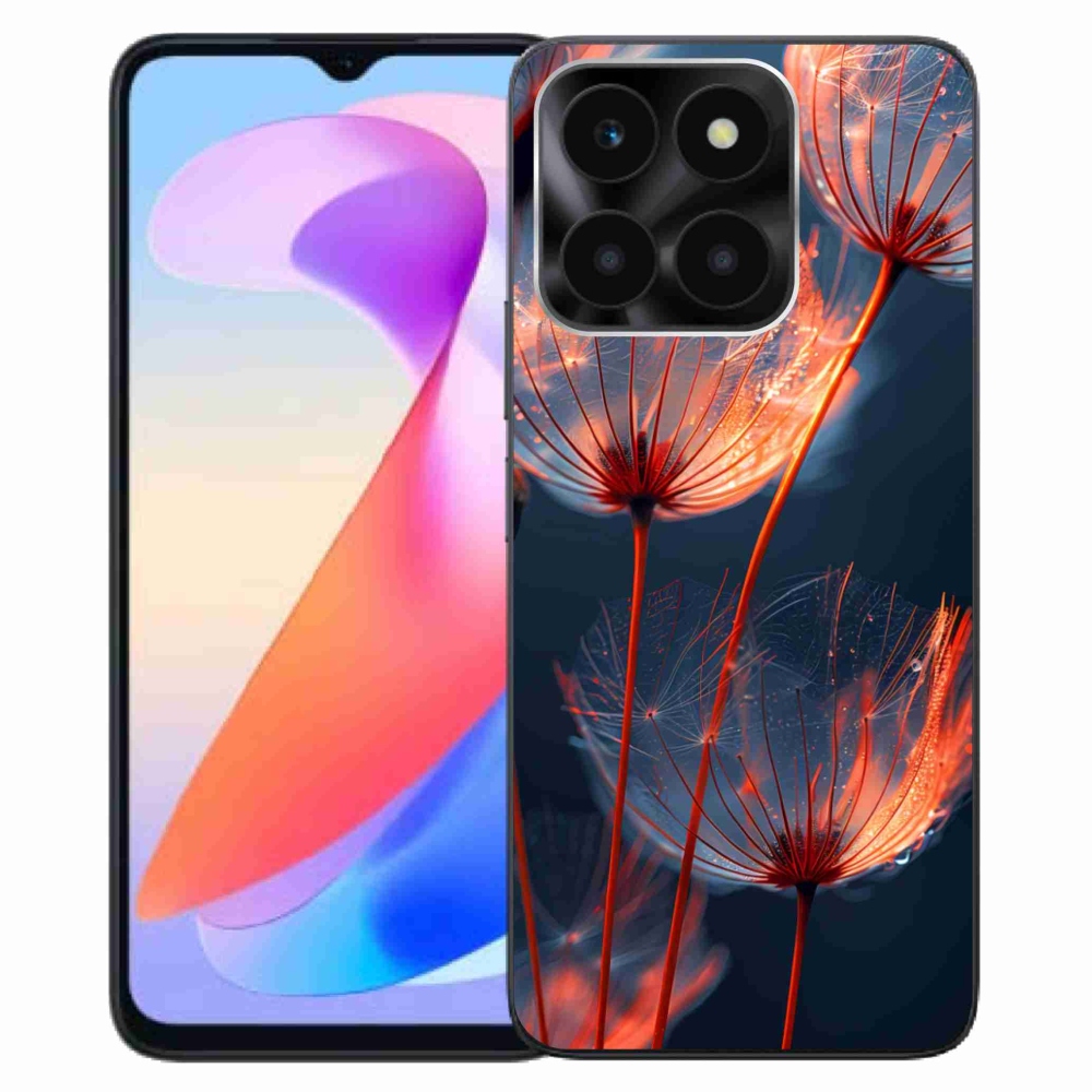 Gélový kryt mmCase na Honor X6a - svetielkujúce páperie