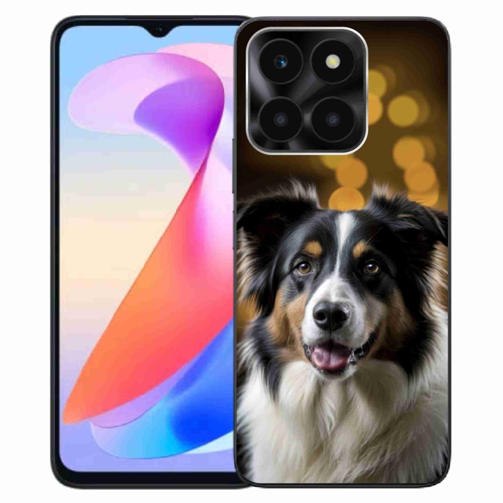 Gélový kryt mmCase na Honor X6a - usmievavý austrálsky ovčiak