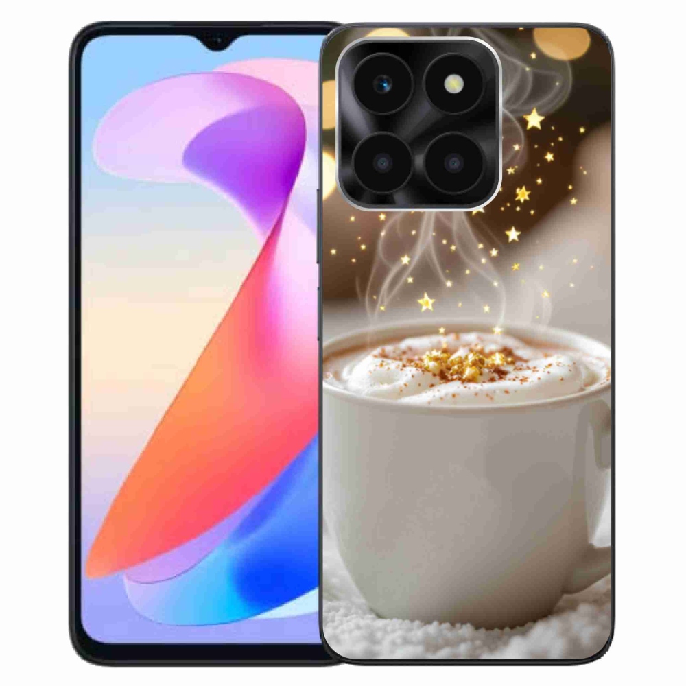 Gélový kryt mmCase na Honor X6a - vianočný horúci nápoj