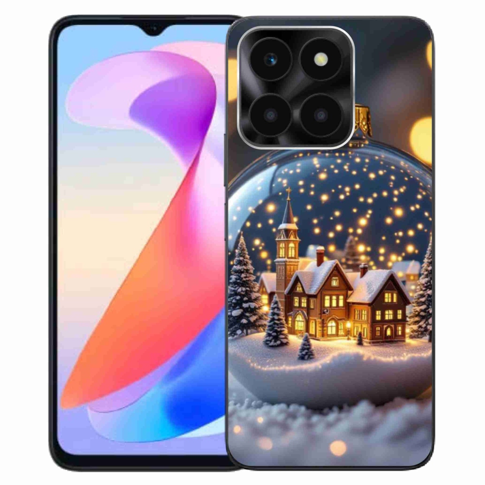 Gélový kryt mmCase na Honor X6a - vianočné gule 4