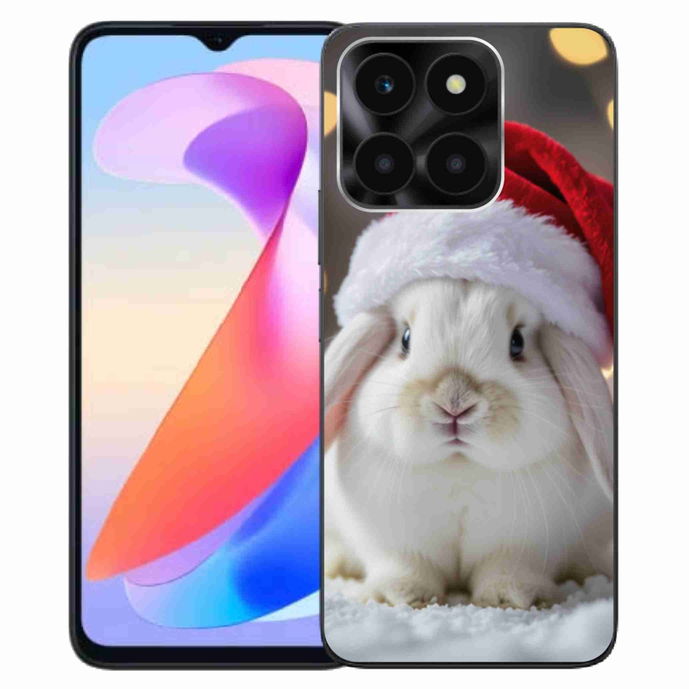 Gélový kryt mmCase na Honor X6a - vianočný králik