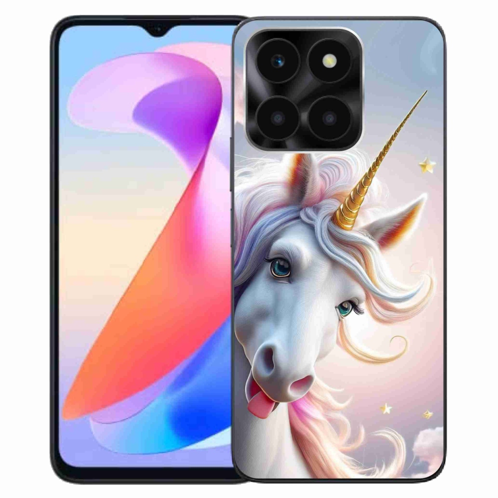 Gélový kryt mmCase na Honor X6a - veselý jednorožec