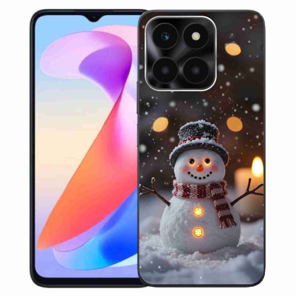 Gélový kryt mmCase na Honor X6a - veselý snehuliak