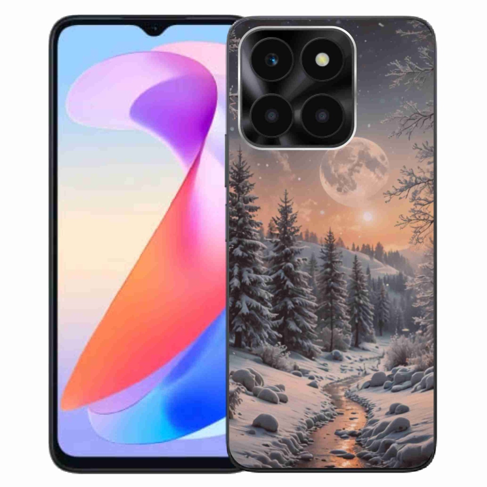Gélový kryt mmCase na Honor X6a - zimná krajina 2
