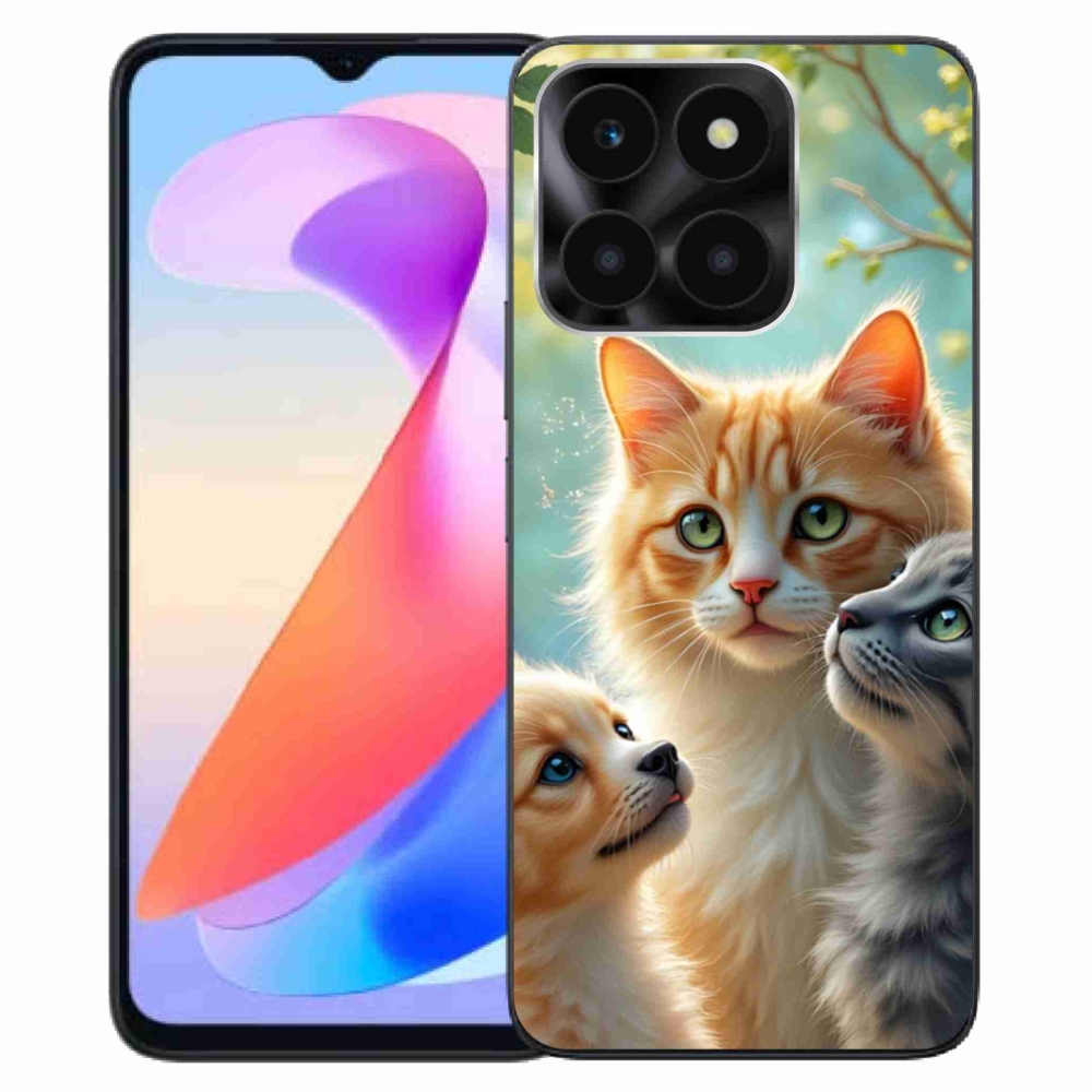 Gélový kryt mmCase na Honor X6a - zvieracie priateľstvo 2