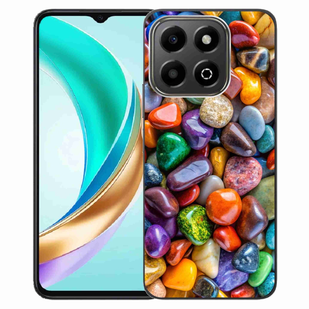 Gélový kryt mmCase na Honor X6b - farebné kamienky