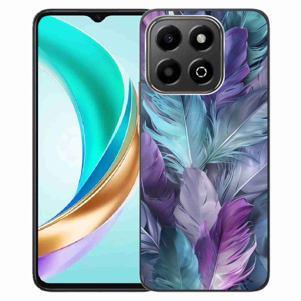 Gélový kryt mmCase na Honor X6b - farebné perie 2