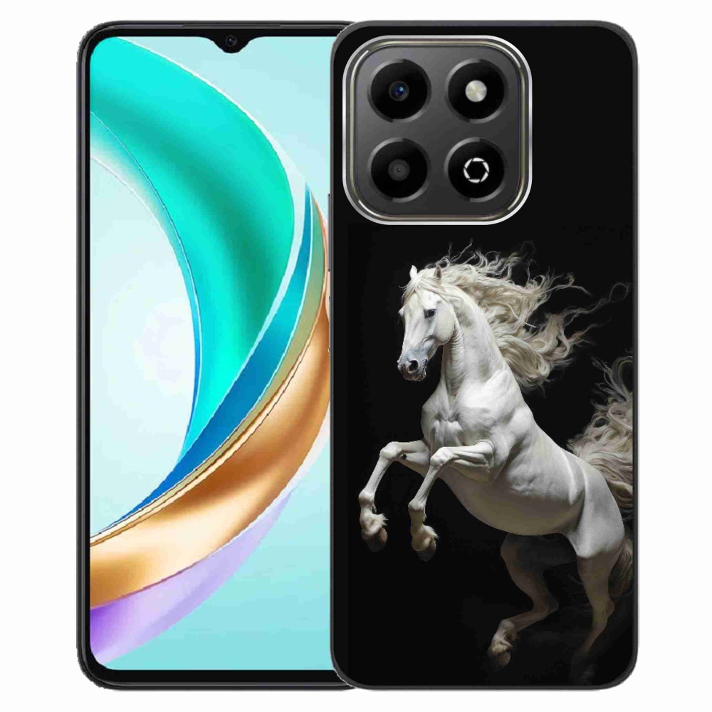 Gélový kryt mmCase na Honor X6b - biely kôň 4