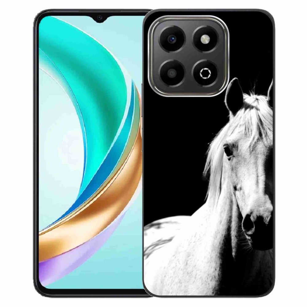 Gélový kryt mmCase na Honor X6b - biely kôň 5