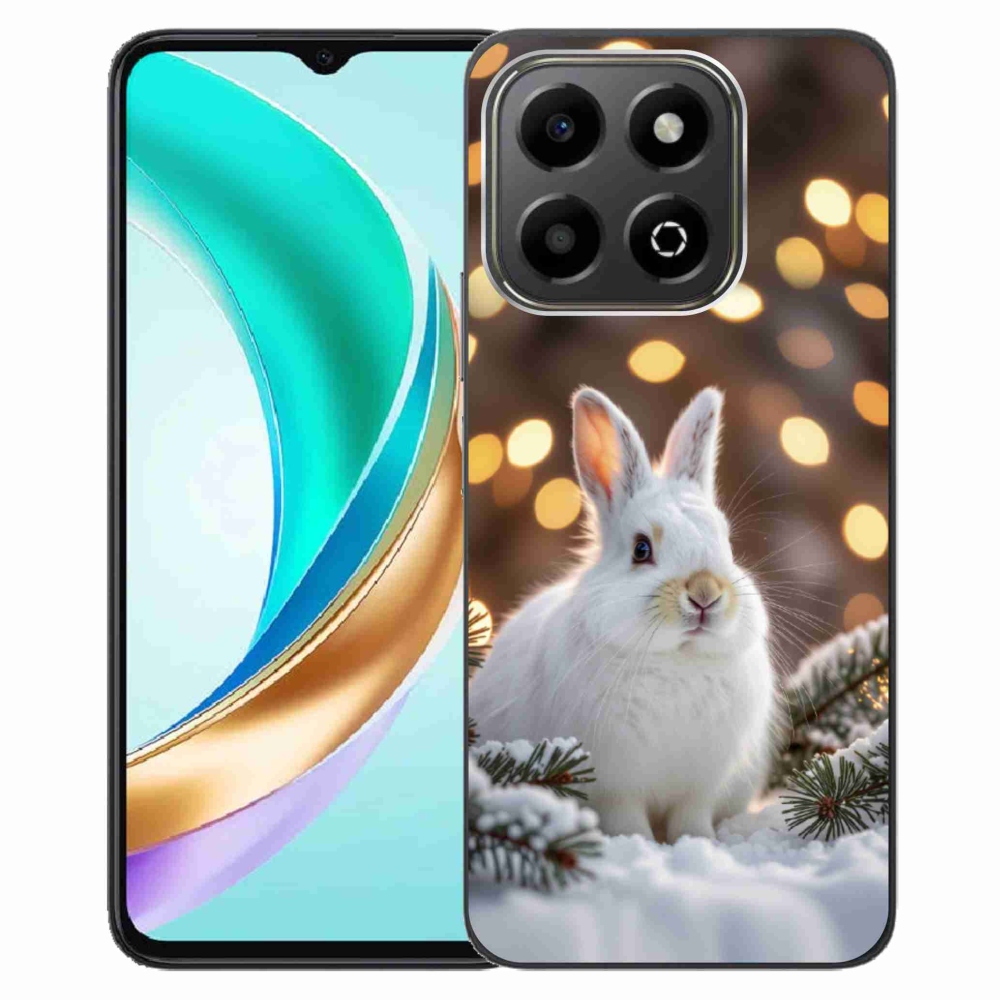 Gélový kryt mmCase na Honor X6b - biely zajac