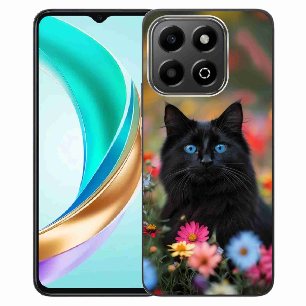 Gélový kryt mmCase na Honor X6b - čierne mačiatko 4