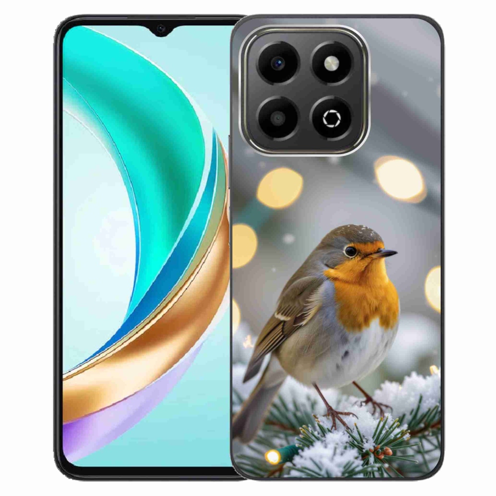 Gélový kryt mmCase na Honor X6b - červienka v zime