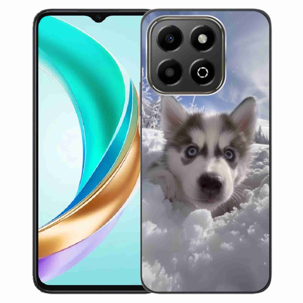 Gélový kryt mmCase na Honor X6b - husky v snehu