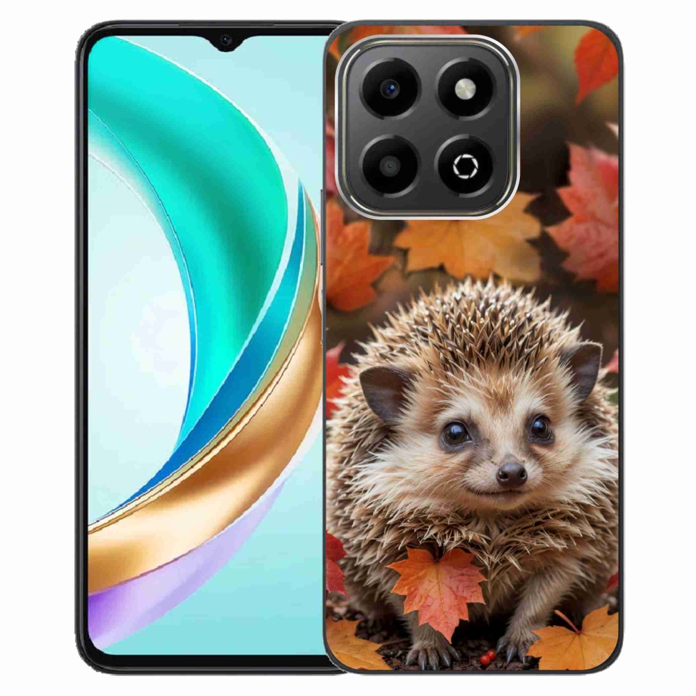 Gélový kryt mmCase na Honor X6b - ježko v lístí