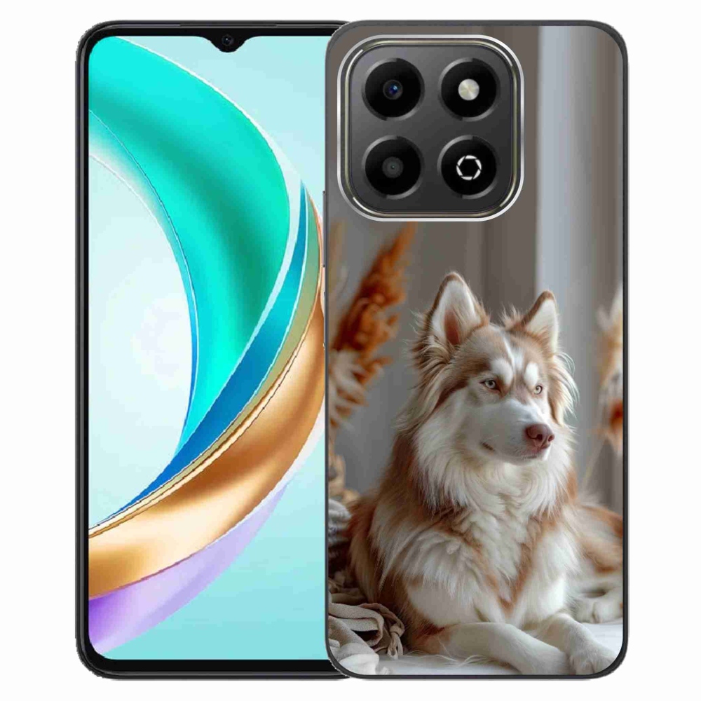 Gélový kryt mmCase na Honor X6b - pokojný sibírsky husky