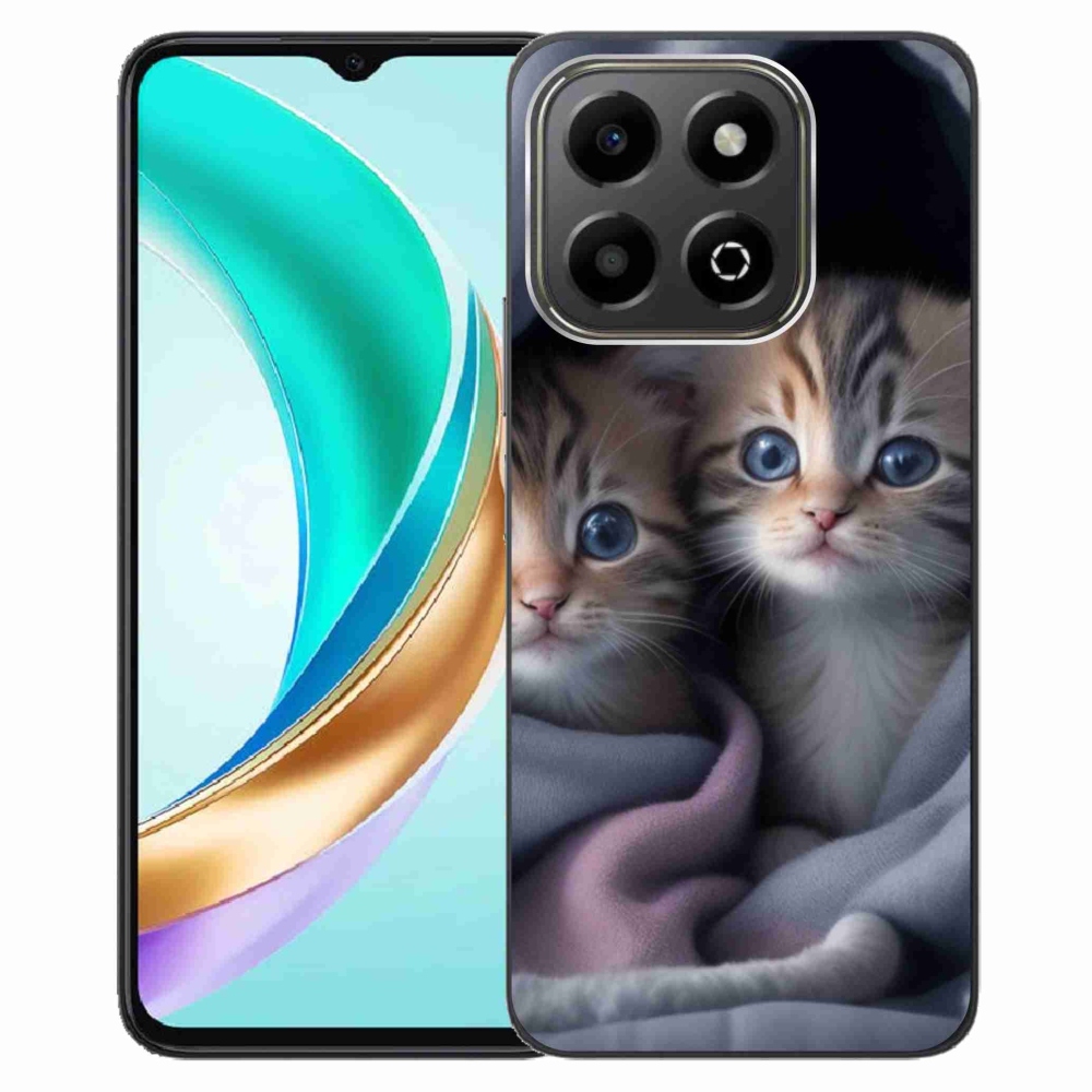 Gélový kryt mmCase na Honor X6b - mačacie duo 2