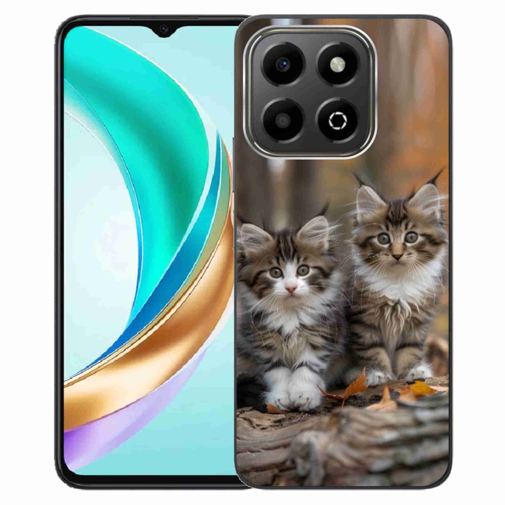 Gélový kryt mmCase na Honor X6b - mačacie duo 3