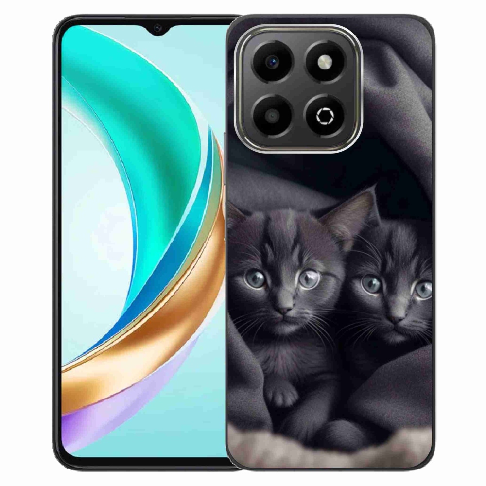 Gélový kryt mmCase na Honor X6b - mačacie duo