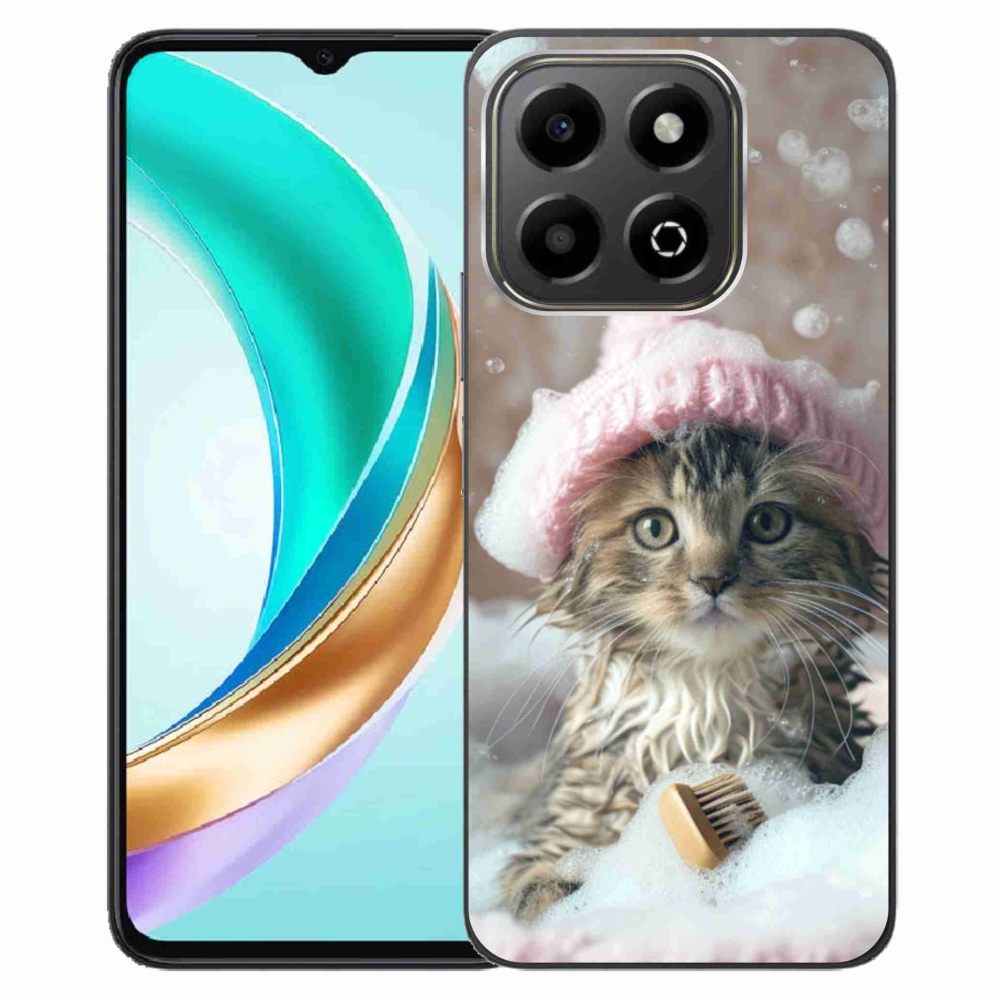 Gélový kryt mmCase na Honor X6b - mačiatko a kúpeľ