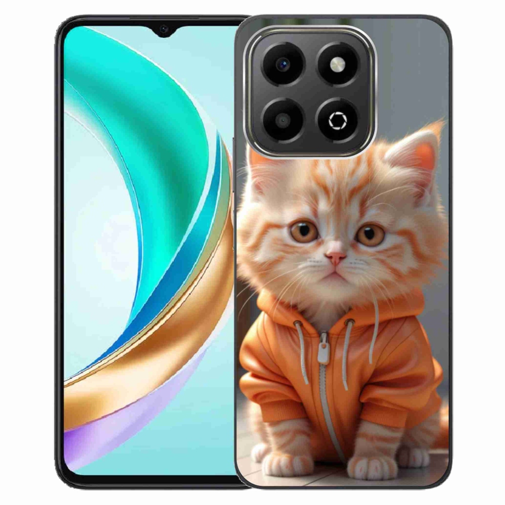Gélový kryt mmCase na Honor X6b - mačiatko v mikine