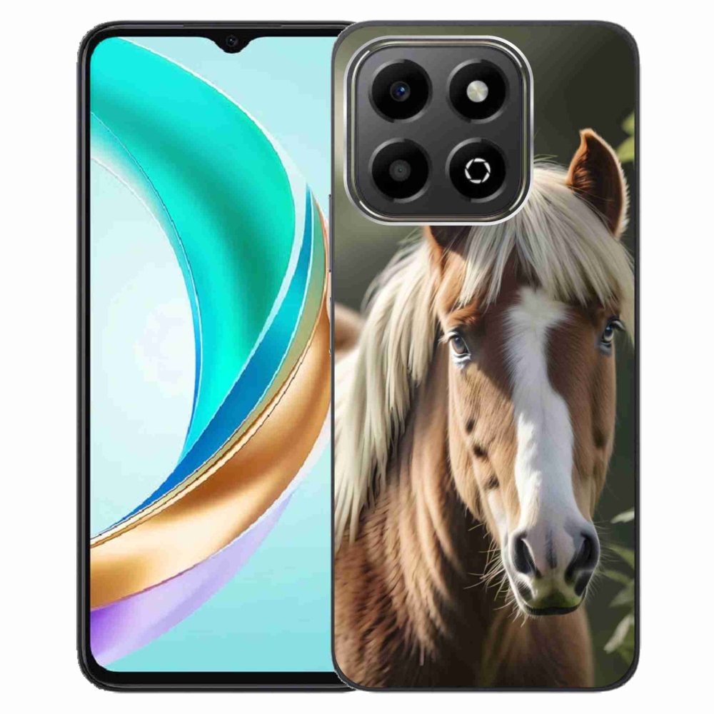 Gélový kryt mmCase na Honor X6b - kôň so svetlou hrivou