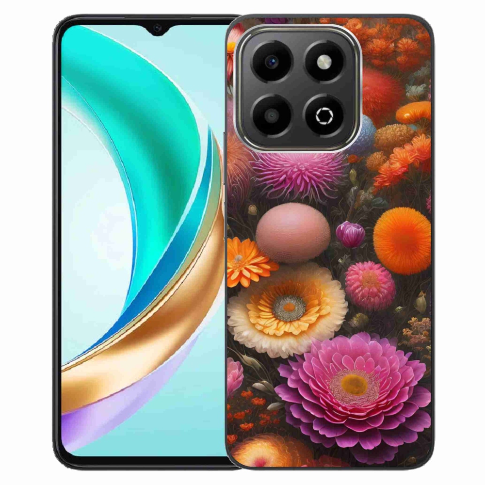 Gélový kryt mmCase na Honor X6b - kvetinová kompozícia