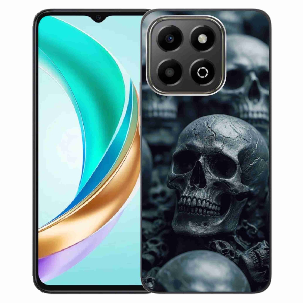 Gélový kryt mmCase na Honor X6b - lebka 2