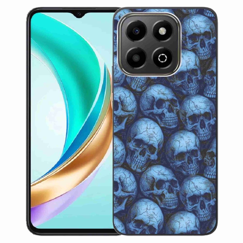 Gélový kryt mmCase na Honor X6b - lebky
