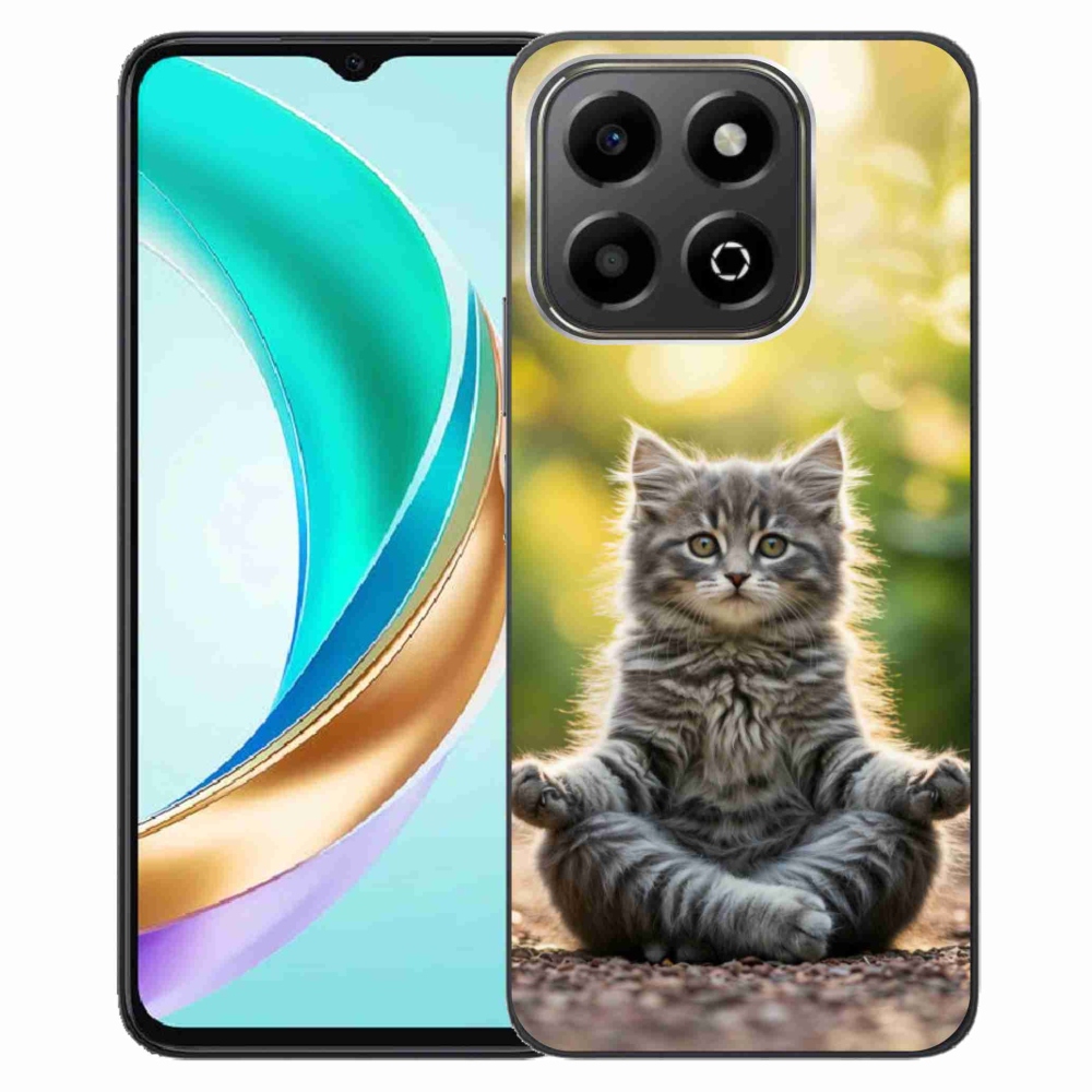 Gélový kryt mmCase na Honor X6b - meditujúce mačiatko
