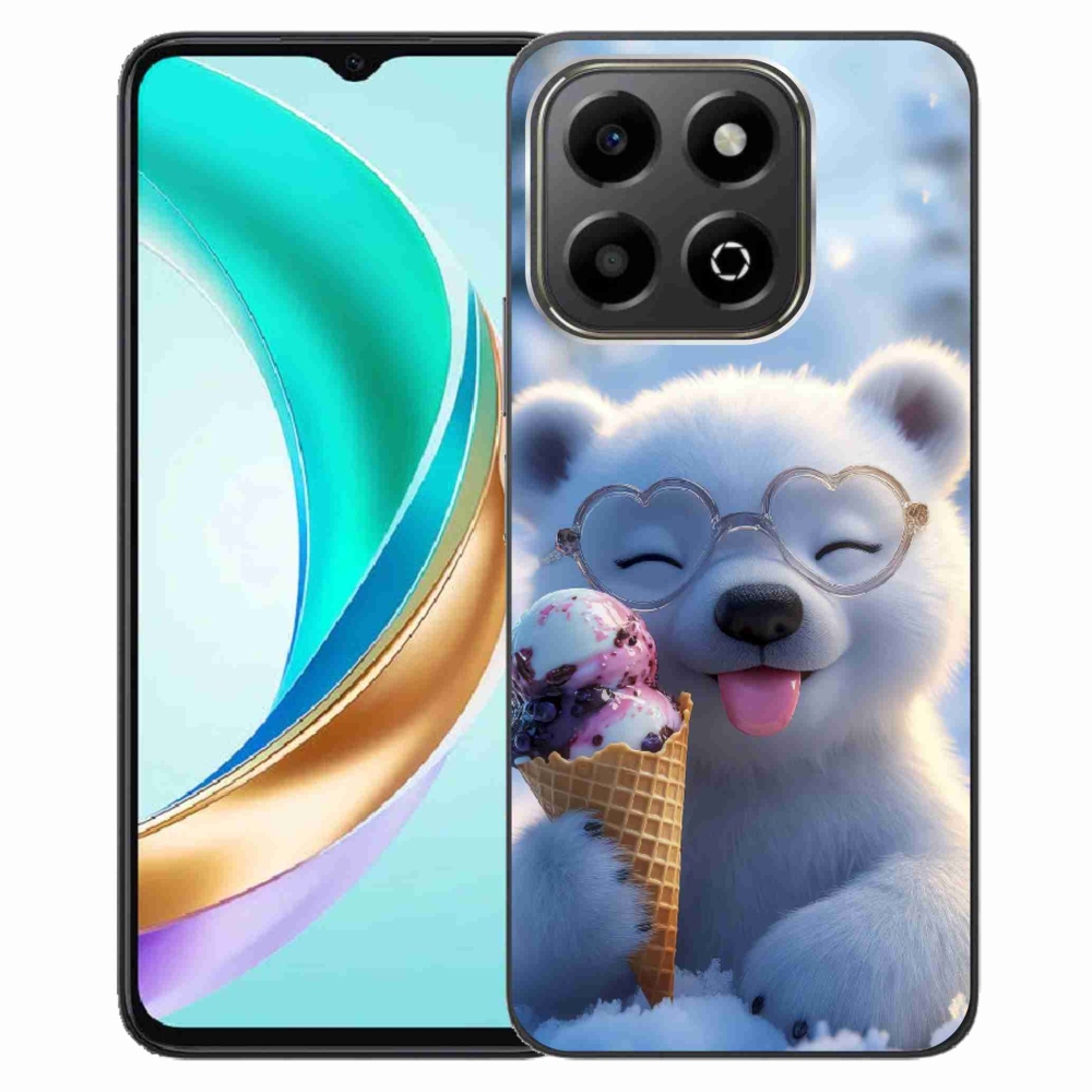 Gélový kryt mmCase na Honor X6b - medvedík so zmrzlinou