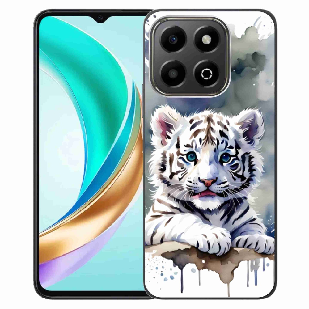 Gélový kryt mmCase na Honor X6b - mláďa bieleho tigra