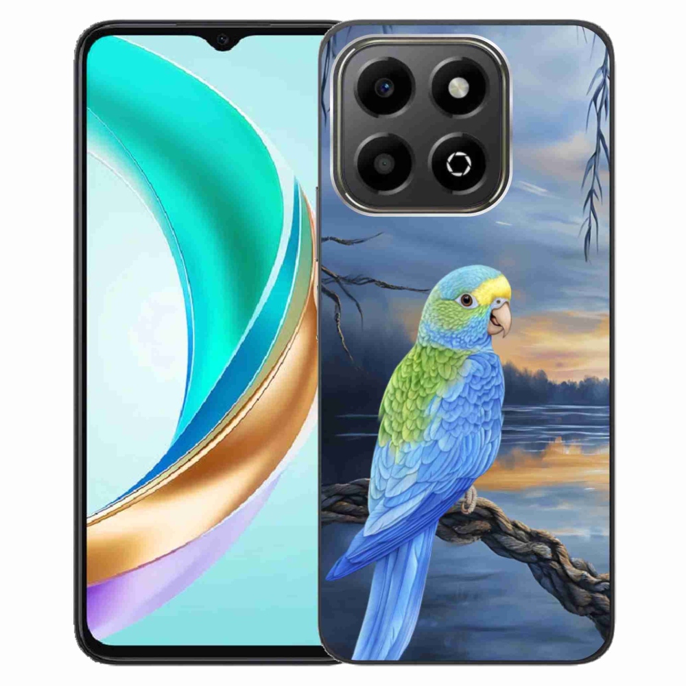 Gélový kryt mmCase na Honor X6b - modrý papagáj