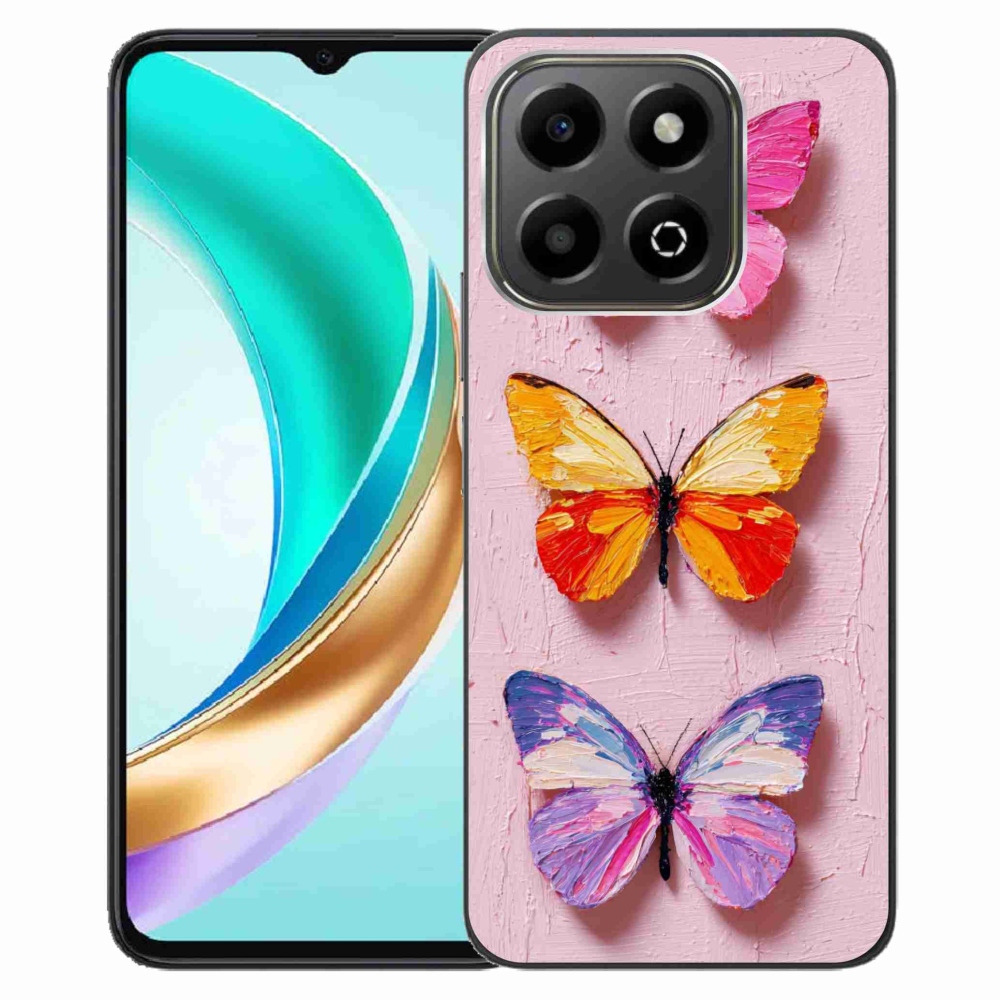 Gélový kryt mmCase na Honor X6b - motýlia trojica