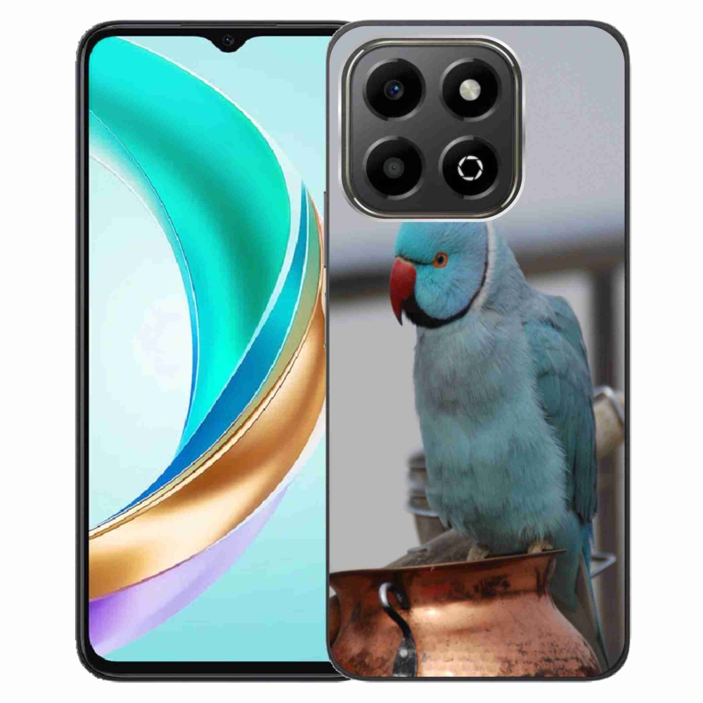 Gélový kryt mmCase na Honor X6b - papagáj alexander modrý