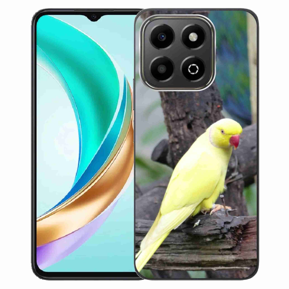Gélový kryt mmCase na Honor X6b - papagáj alexander žltý