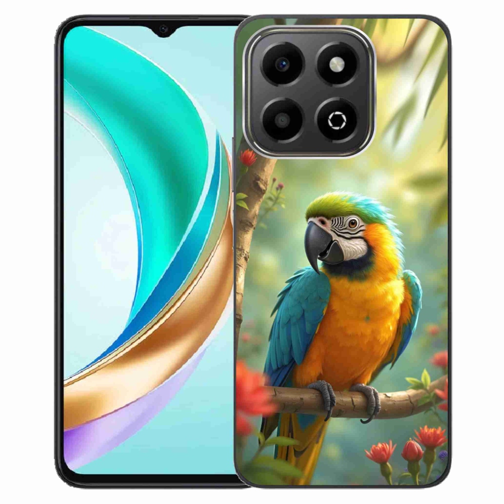 Gélový kryt mmCase na Honor X6b - papagáj ara modrožltá