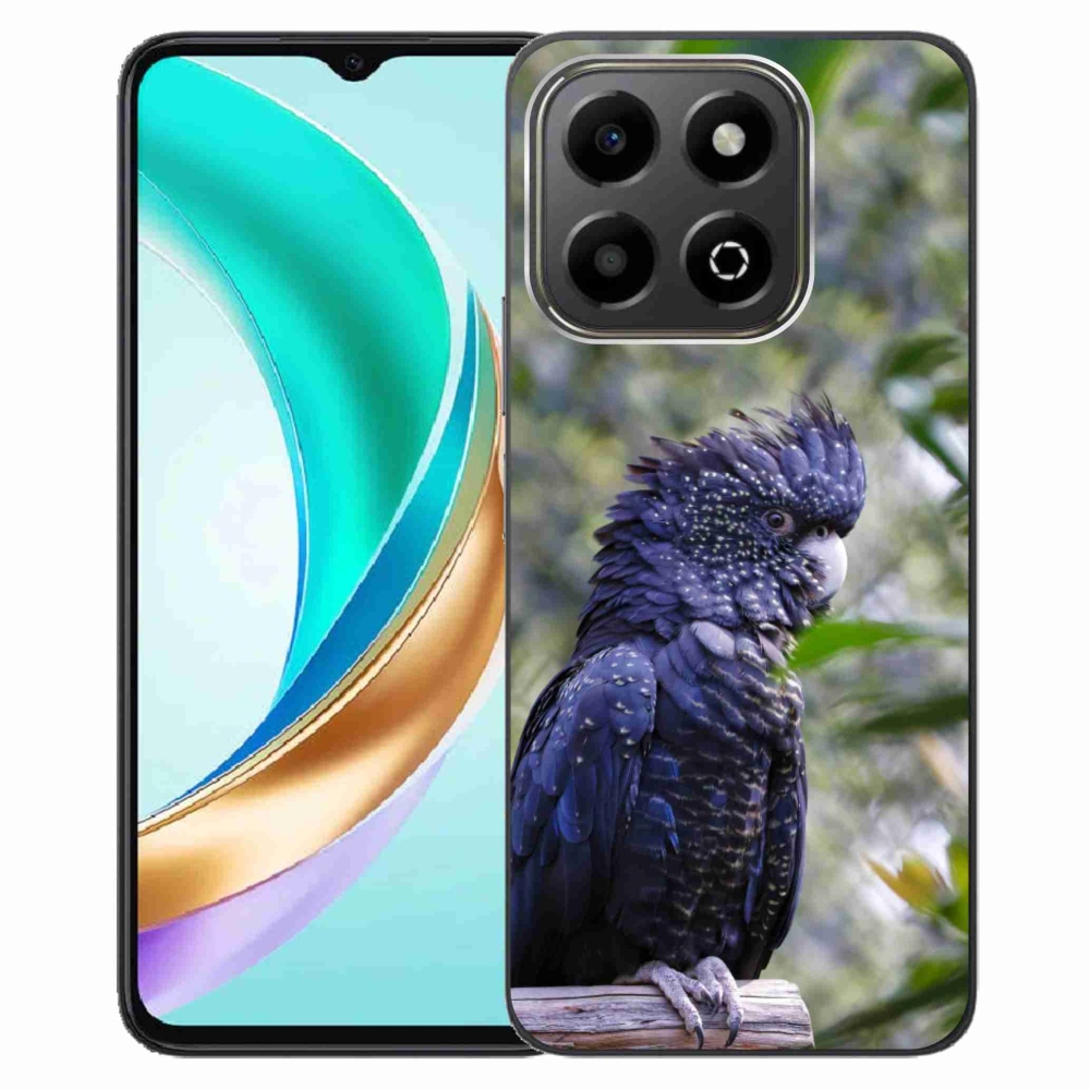 Gélový kryt mmCase na Honor X6b - papagáj kakadu čierny