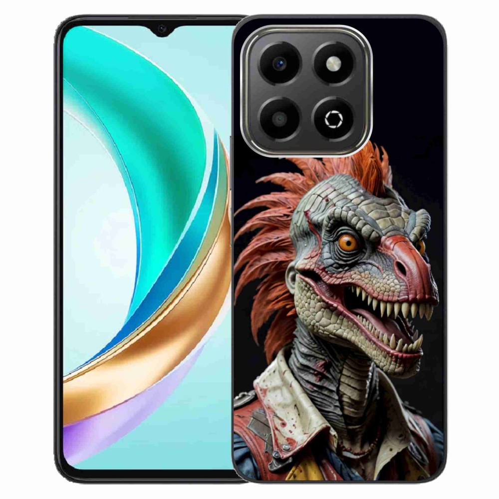 Gélový kryt mmCase na Honor X6b - punk dinosaurus