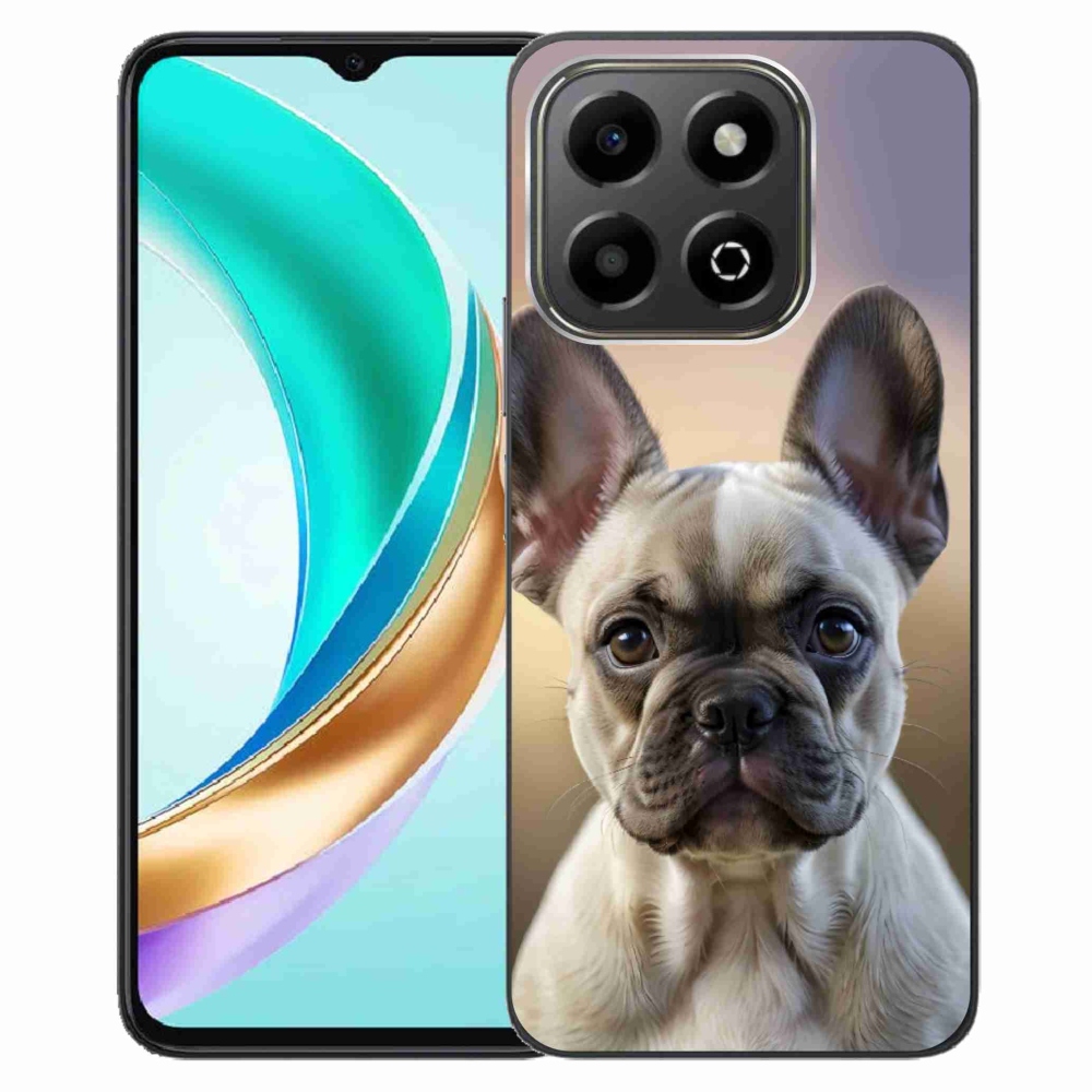 Gélový kryt mmCase na Honor X6b - roztomilý francúzsky buldoček