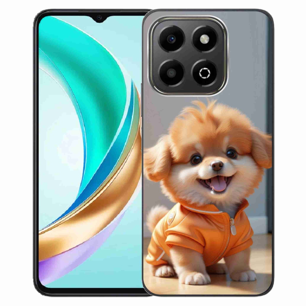 Gélový kryt mmCase na Honor X6b - roztomilý pomeranian v mikine