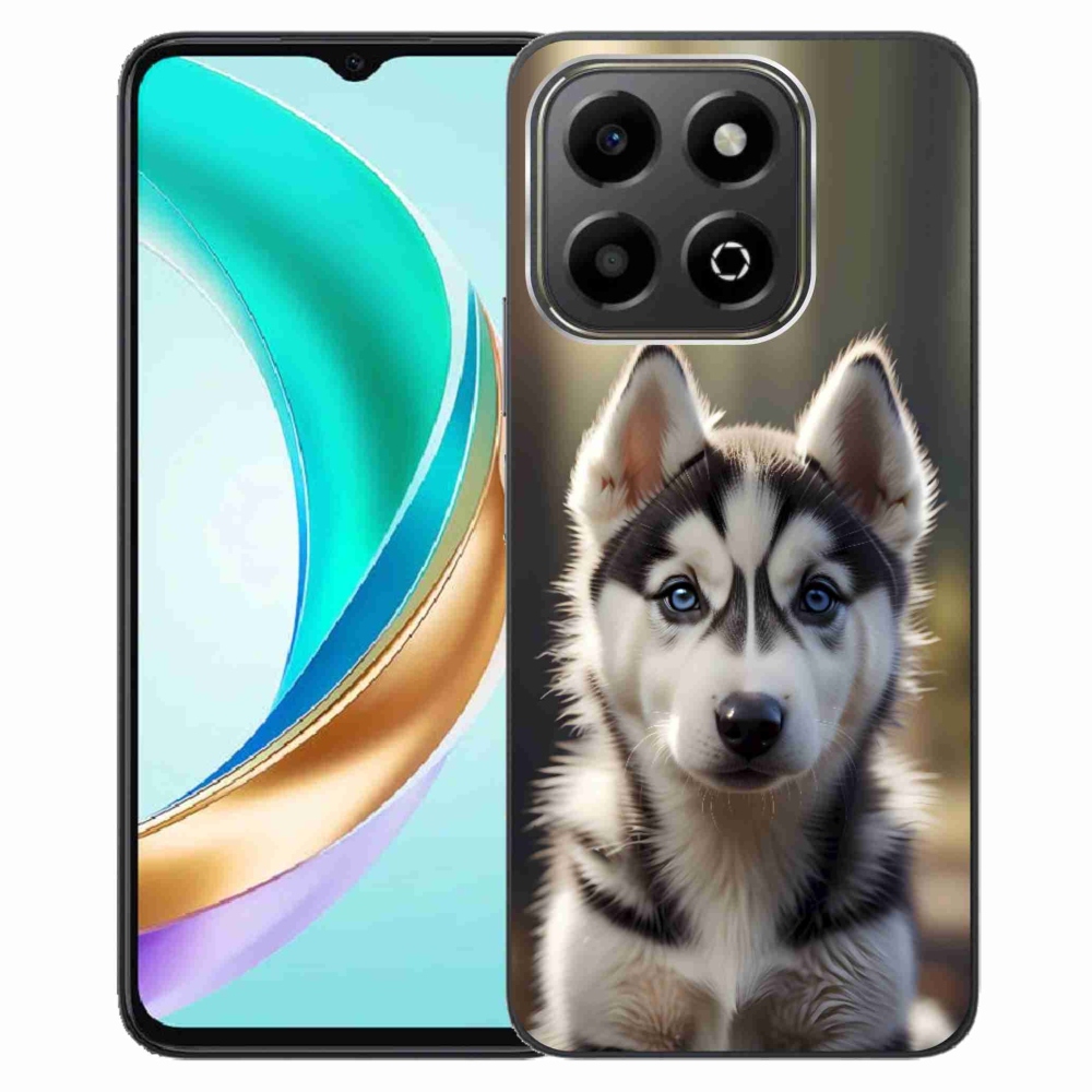 Gélový kryt mmCase na Honor X6b - roztomilý sibírsky husky