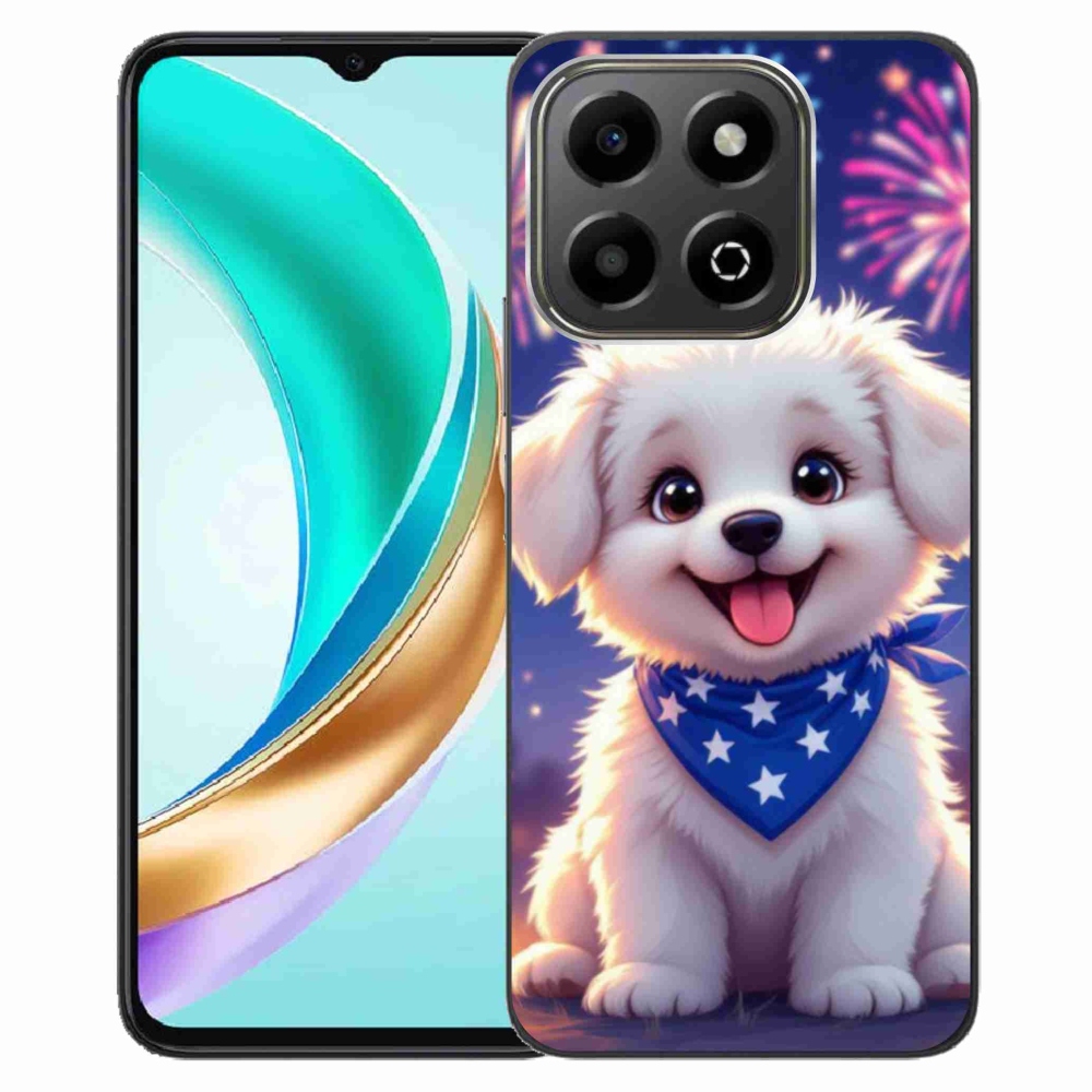 Gélový kryt mmCase na Honor X6b - slávnostné šteňa