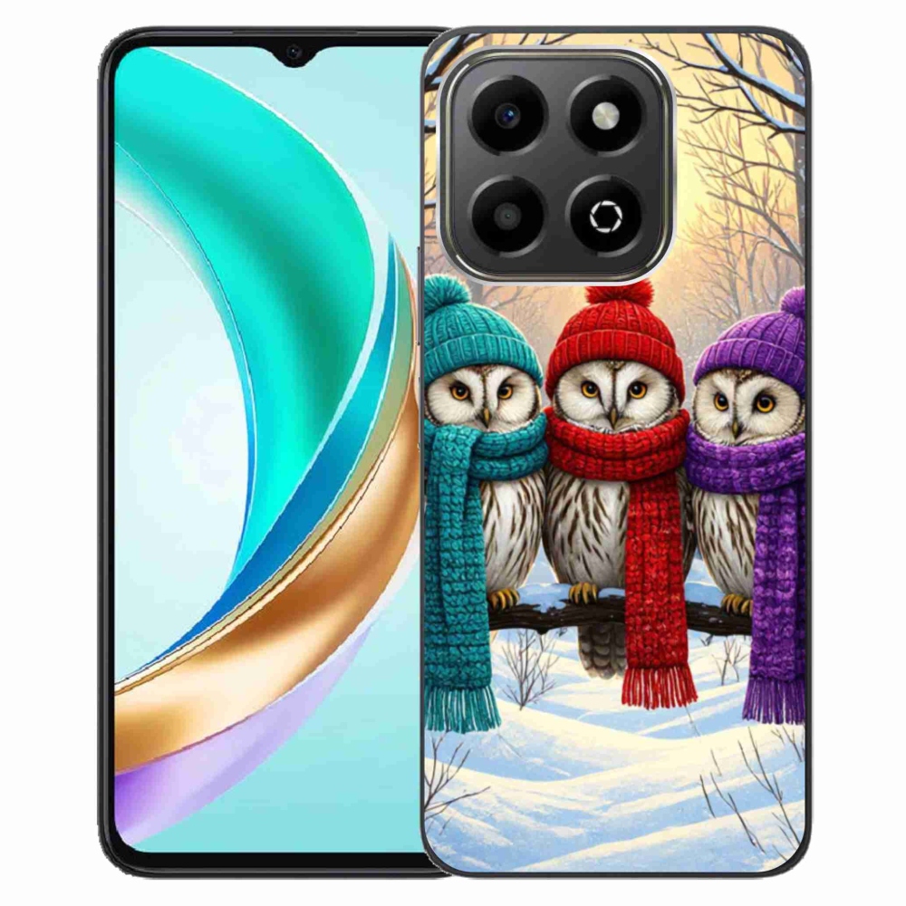 Gélový kryt mmCase na Honor X6b - soví priatelia