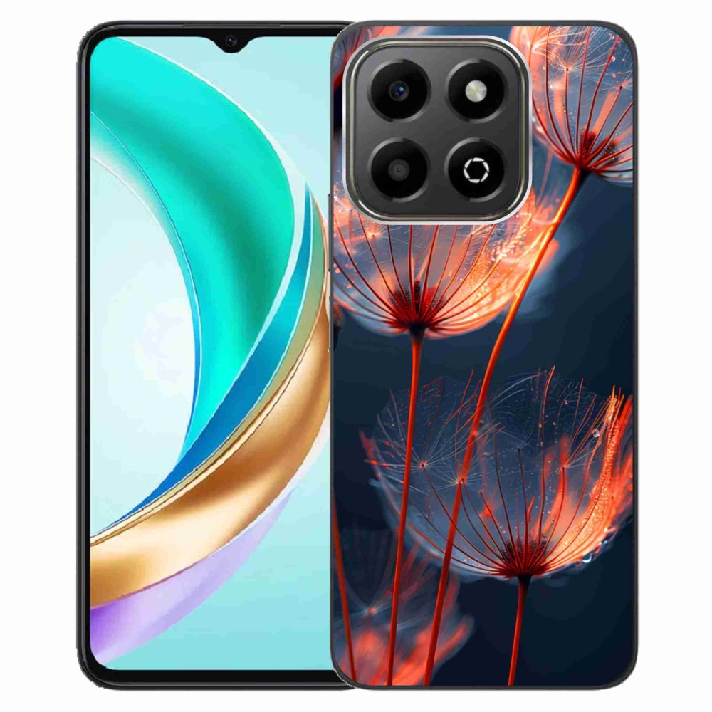 Gélový kryt mmCase na Honor X6b - svetielkujúce páperie