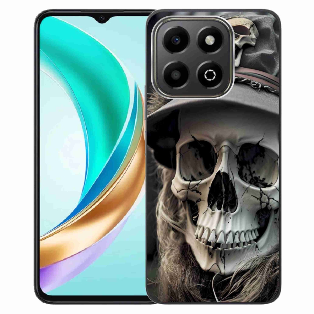 Gélový kryt mmCase na Honor X6b - temná lebka