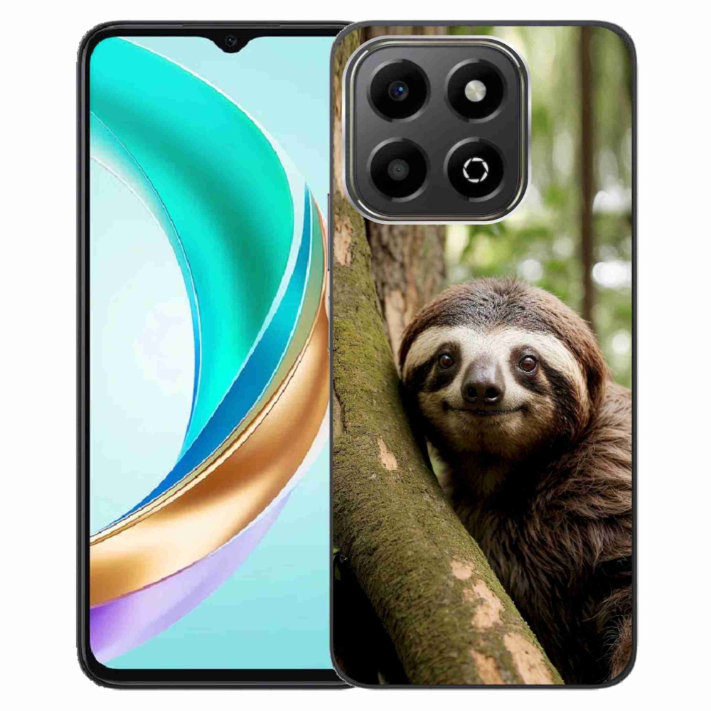 Gélový kryt mmCase na Honor X6b - usmievavý leňochod