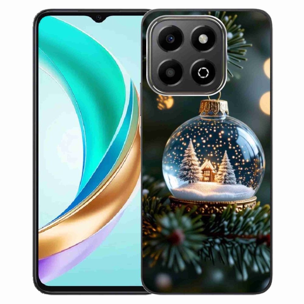 Gélový kryt mmCase na Honor X6b - vianočné gule 2